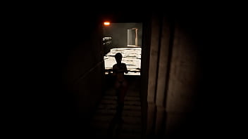 An ancient statue awakens and destroys lara's pussy by filling it with sperm hentai game 3d