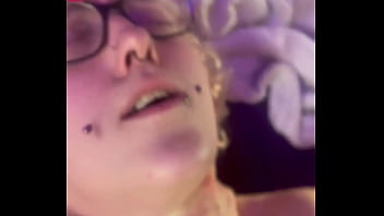 Slut dripping red and cumming with toy