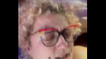 Slut dripping red and cumming with toy