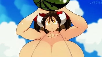 Hentai music video huge beach boobs