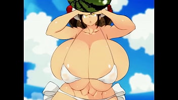 Hentai music video huge beach boobs