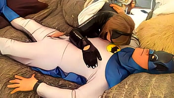 Cartoon mature batgirl pleasures batman with her mouth Cartoon mature batgirl pleasures batman with her mouth