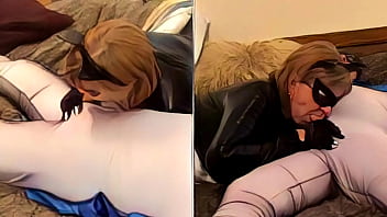 Cartoon mature batgirl pleasures batman with her mouth Cartoon mature batgirl pleasures batman with her mouth