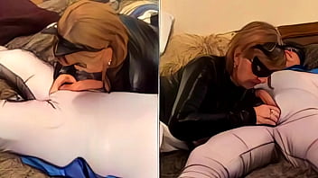 Cartoon mature batgirl pleasures batman with her mouth Cartoon mature batgirl pleasures batman with her mouth