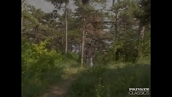 Fanny gets a threesome in the forest