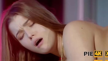 Bride4k 3some with sexy bride with nice tits in the car