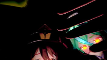 Beavis and butthead see hu tao furina sucrose and collei get fucked on tv