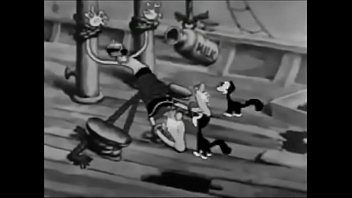 Olive oyl tied up barefoot