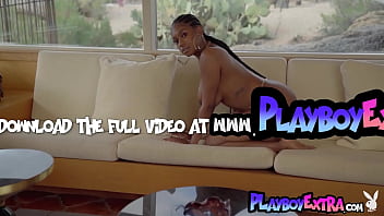 Huge tits naked black beauty nyla debuting on playboy