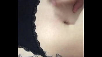 Sexy entertainment with her sweet navel