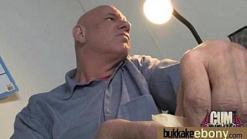 Cum loving teen enjoys huge bukkake 22