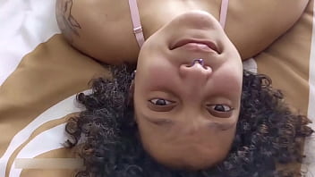 Curly haired sub meets big black dom male