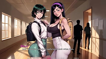 My new girlfriend #02 planning a sexy date with big titty violet taboo hentai game