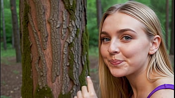 Secretly met my stepsister in the forest ai generated