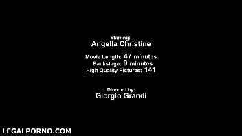 My first dp angelle christine try for the first time to handle 2 cocks painfull anal sex first dp and double facial gl015