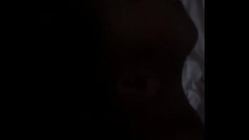 Pov in a dark motel room with filipina petit screamer