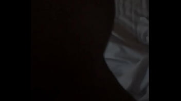 Pov in a dark motel room with filipina petit screamer