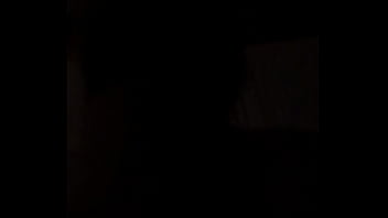 Pov in a dark motel room with filipina petit screamer