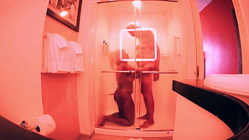 Enjoying ourselves in a waikiki hotel room