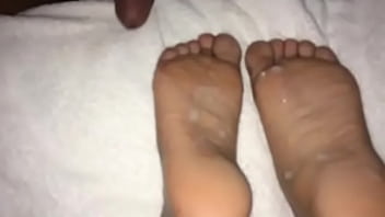 Cumshot on mrs soles