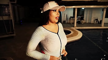 My husband's best friend fucks me roughly in the pool while he works cum in mouth lalucero