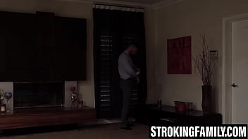 Two dick sucking teens throatfuck hung stepdaddy raw