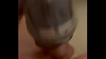 Cumming hard at the end having fun in the bathtub