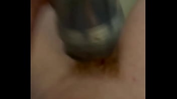 Cumming hard at the end having fun in the bathtub