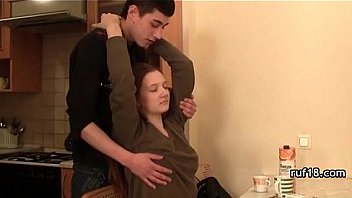 Teen tries bondage sex