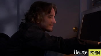 Hot hairy redhead milf banged in the garden