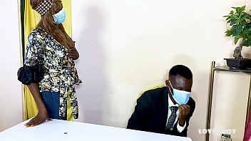 Lover boy making out with his office secretary