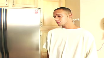 Sexy blonde megan fucked in the ass on the kitchen floor