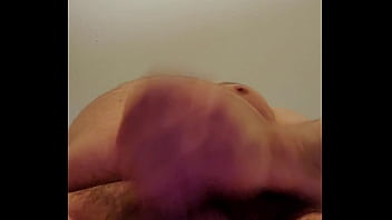 Stroking and cumming in hotel