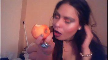 Ginger paris red apple cooling hot pussy masturbation