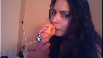 Ginger paris red apple cooling hot pussy masturbation