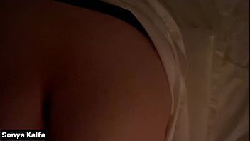 Horny arab step mom getting fucked night on the bed