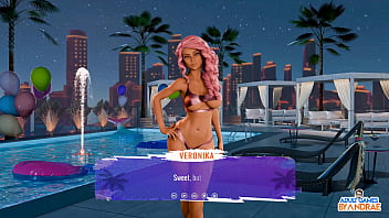 Ep9 fucking veronika by the hotel pool grand tits adventure gameplay