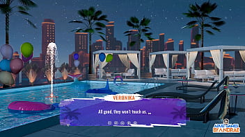 Ep9 fucking veronika by the hotel pool grand tits adventure gameplay