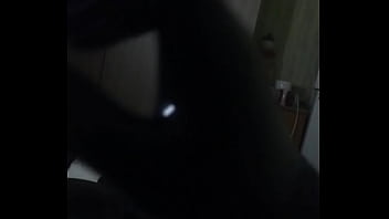 My first time ever wearing latex stockings gloves