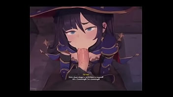 Mona cleans your cock