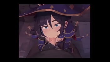 Mona cleans your cock