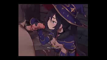 Mona cleans your cock