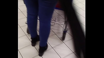 Beautiful walk ass at store