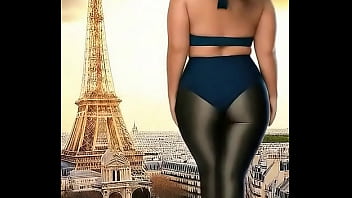 Just arrived in paris and tried to pose with the eiffel tower for a selfie but it's basically my ankle jewelry now who