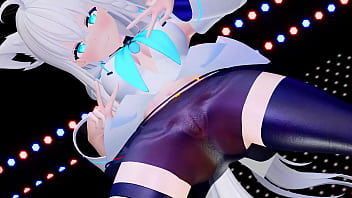 ホロライブ 前後腰振り 白上フブキ