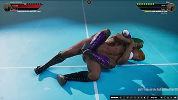 Jennifer vs brian nf3d mixed kinky femdom combat
