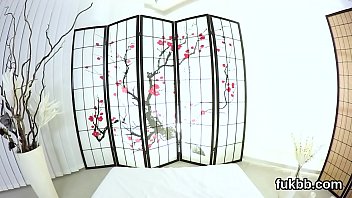 Slutty teen rubs vulva and gets licked and penetrated in pov