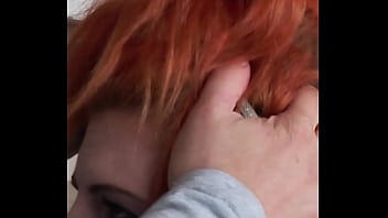 Karla rose's mouth on my condom covered dick is just the start—i yank her hair and force her throat to take every inch making her gag and squirm