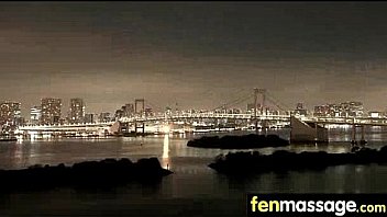 Massage girl sucks the tip for a tip 1