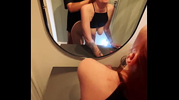 Redhead Beauty Gets Dicked By The Mirror thumbnail